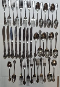 Oneidacraft Chateau Pattern flatware 40 Piece set service for 8 FREE Shipping - Picture 1 of 5