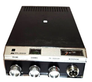 Vintage CB Radio MIDLAND International 13-862B Microphone No Wires 24 Channel - Picture 1 of 12