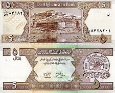 Afghanistan 5 Afghanis Banknote World Paper Money Unc Currency Pick p66a Bill