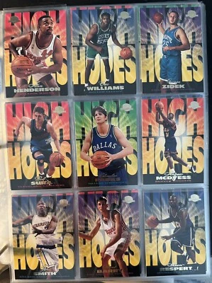 1996 Skybox Fleer High Hopes RC Set Wallace,Stackhouse,Garnett,Stoudamire - Image 1 of 4