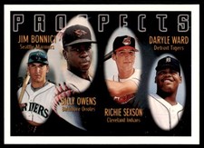1996 Topps Bonnici/Owens/Sexspn/Ward Baseball Cards #425