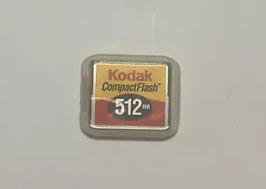 512MB KODAK COMPACT FLASH CF COMPACTFLASH MEMORY CARD - Picture 1 of 2
