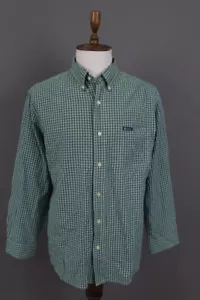 Men Chaps Easy Care Check Long Sleeve Button Up Dress Shirt XL - Picture 1 of 22