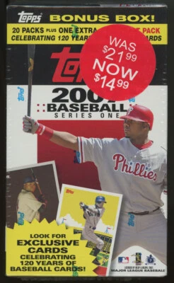 2007 Topps Baseball Series 1 20+1 Pack Box Factory Sealed - Image 1 of 2