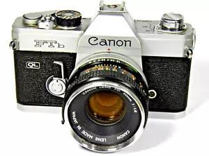 FOTOAPPARAT CANON FTb MIT OBJEKTIV CANON FD 1,8/50 mm NEUWERTIG GETESTET 1A! - Bild 1 von 5