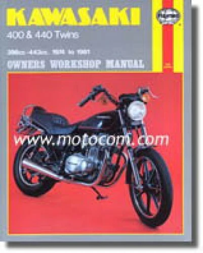 Manual de reparación de motocicleta Haynes Kawasaki KZ400 440 1974-1981: H281 Foto 1 de 1