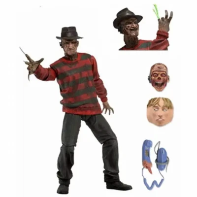 NECA Freddy Krueger Action Figure Collectible Model Toy Halloween Christina Horr — 第 1/4 张图片