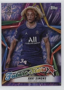 2021-22 Topps UCL Collection Jade Edition Future Stars Lavender /15 Xavi Simons - Picture 1 of 3