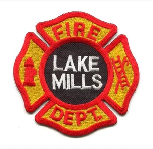 Lake Mills Fire Department Patch Wisconsin WI - Bild 1 von 1