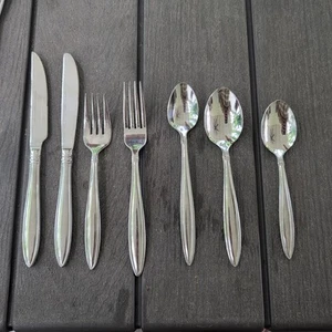 Set Of 7 Reed & Barton Stainless CELEBRATION Flatware Dinner Set Silverware - Picture 1 of 20