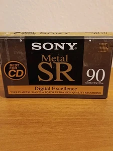 SONY sealed tape,cassette metal SR 90,Type IV - Photo 1/2