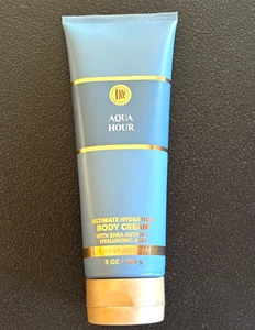 Bath & Body Works Aqua Hour 8 OZ Loción Crema Corporal Hidratante Definitiva Vitamina E - Imagen 1 de 5