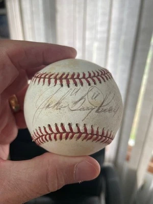 John "Boog" Powell Autograph OAL Budig Baseball Orioles Dodgers Indians - Image 1 of 4