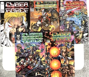CYBERFORCE. NUMBER'S 0-4.  (5 ISSUE 1992-1993 HIGH GRADE SET/LOT). 1ST SERIES. - Picture 1 of 21