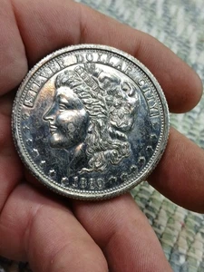 Silver dollar city souvenir train coin - Picture 1 of 4