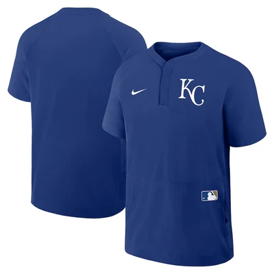 Kansas City Royals Nike 2025 MLB Authentic Collection Raglan Windshirt Pullover - Image 1 of 3