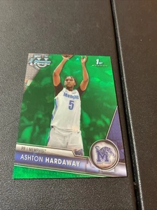 2023-24 Bowman Chrome U Sapphire Ashton Hardaway Green 1st Rookie - #39/99 - Memphis - Bild 1 von 4