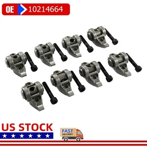 Roller Rocker Arms + Pushrods Set 16x Compatible With Chevy GMC LS1/LS2/LS6/LR4 - Picture 1 of 12