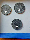 3x 1 Reichspfennig Zink (1940 / 1941) – Set mit Prägestätten A, D, F