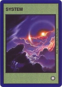 System W [Cloud ring around small sun, gray clouds] - SotG Base Set - Star of - Foto 1 di 6