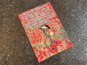 Letrero de metal recuerdo domingo para que no VE olvide el día amapolas amapolas placa de guerra regalo - Imagen 1 de 4