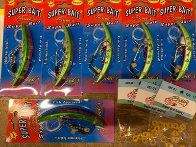 Sandía Brad's Super Bait Siwash 6 piezas + TUBO 40 lb Foto 1 de 4