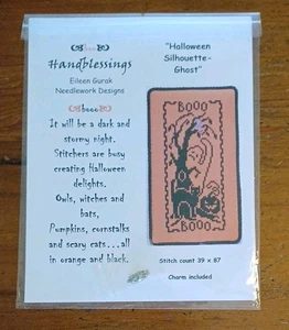 Eileen Gurak disegni ad ago "Halloween Silhouette Ghost" punto croce - Foto 1 di 2