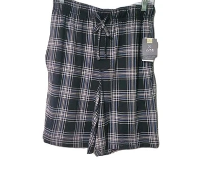 Nuevo Para Hombres Van Heusen Pijama Pantalones Cortos para Dormir Pequeño Cuadros Tacto de Lujo Foto 1 de 4