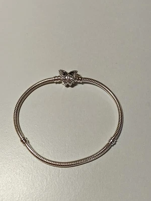 Pandora Moments Schlangen Gliederarmband mit Schmetterling-Vers. Silber 20cm - Bild 1 von 4