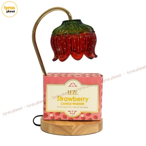 ANTHROPOLOGIE LUZE STRAWBERRY SHORTCAKE DUPE KERZENWÄRMER LAMPE DIMMBAR MIT TIMER - Bild 1 von 7