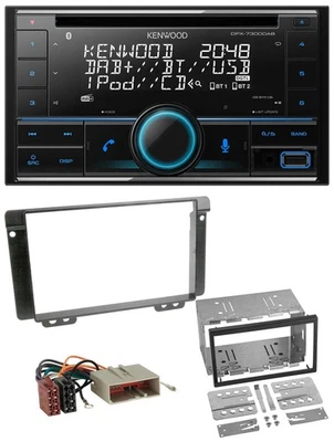 Kenwood CD 2DIN DAB USB MP3 Bluetooth Autoradio für Land Rover Freelander 2004-2 - Bild 1 von 4