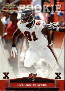 2011 Panini Gridiron Gear Gold X's Football Card #166 Da'Quan Bowers /100 - Picture 1 of 2