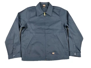 Dickies Giacca Uomo Sfoderata Eisenhower Navy Taglia S Abbigliamento da Lavoro Regolare - Foto 1 di 7