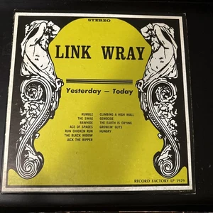 LINK WRAY-YESTERDAY TODAY LP(RECORD FACTORY-USA) - Imagen 1 de 4