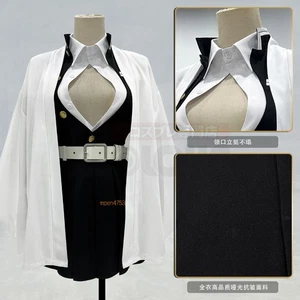 Demon Slayer Kanroji Mitsuri Kimetsu no Yaiba Kimono Cosply Costume In Stock - Picture 1 of 6