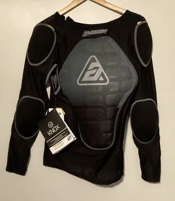 Answer Motocross/Off-Road APEX Capa Base Suave Body Armour Manga Larga Negro LG Foto 1 de 4
