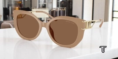 MICHAEL KORS MK2236U 35553G Alicante Camel Brown Solid 53 mm Women's Sunglasses - Image 1 of 4