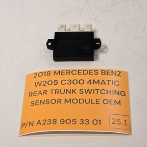 14-21 Mercedes C300 W205 Rear Trunk Switching Sensor Module A2389053301 OEM - Picture 1 of 9