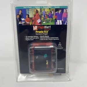 Vintage Motorola Pronto FLX Numeric Pager Beeper Black 1998 New Sealed - Picture 1 of 10