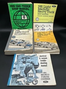 FORD Light Truck 1981 Shop Manual Set Bronco Econoline, F-100/F350 READ! - Bild 1 von 17