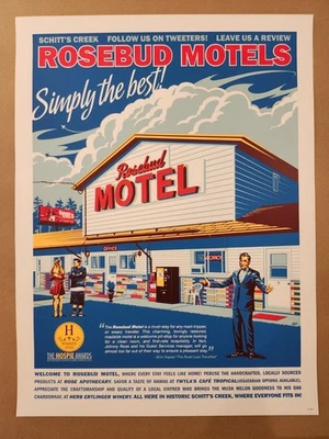 Rosebud Motel Schitt’s Creek TV Show Regular & Variant Poster Set Mark Englert - Bild 1 von 4