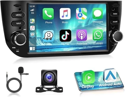 Android 15 Autoradio Carplay Für Fiat Grande Punto EVO 199 Linea 2012-2017 Navi - Bild 1 von 4