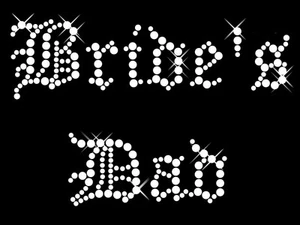 Iron On diamante Wedding Transfer rhinestones motif  "Bride's Dad"  style - 3 - Picture 1 of 1