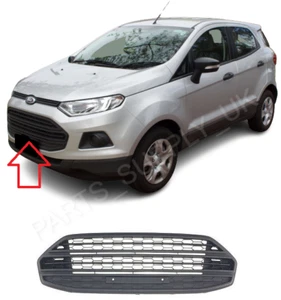 NEW FOR FORD ECOSPORT 2013-2017 FRONT BUMPER UPPER CENTER GRILL BLACK - Picture 1 of 3