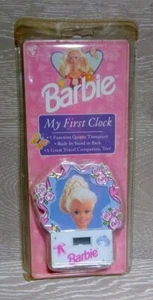 Barbie Mi Primer Reloj 1995 Mattel Artículo #26795 Calendario y Reloj Sellado de Fábrica - Imagen 1 de 3