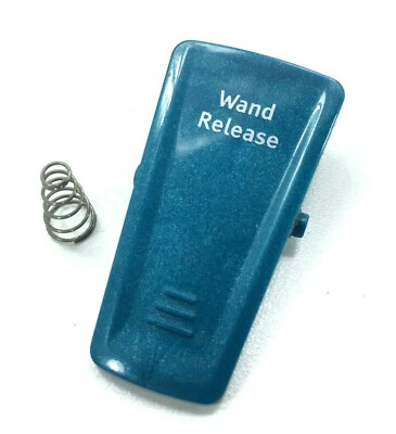 Shark ZS362 ZS360C вакуумная палочка спуск кнопка вкладка с пружиной бирюзовый синий OEM деталь - Изображение 1 из 4