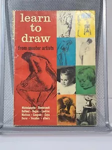 Learn to Draw from Master Artists Fawcett How To Book#452 Vintage 1960 - Picture 1 of 7