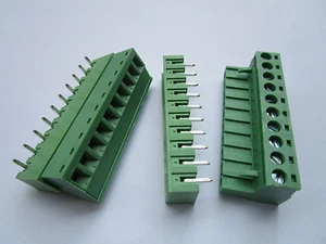 20 pcs 5.08mm Close Angle 10pin Screw Terminal Block Connector Plugable Type New - Picture 1 of 11