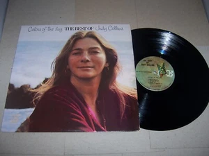 COLORS OF THE DAY (THE BEST OF JUDY COLLINS)-'72 ROCK LP w/Poster, ELEKTRA (EX) - Picture 1 of 8