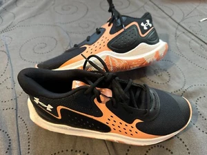 UNDER ARMOUR MICRO G LOW BLACK CANTALUPE ORANGE SHOES SIZE 12 MEN NWOB $$ - Picture 1 of 6